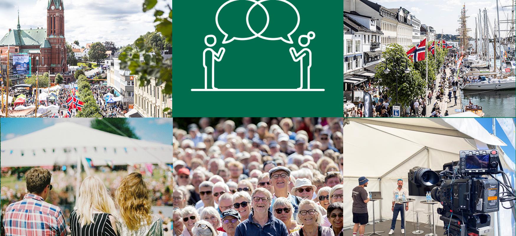 Collage til arendalsuka