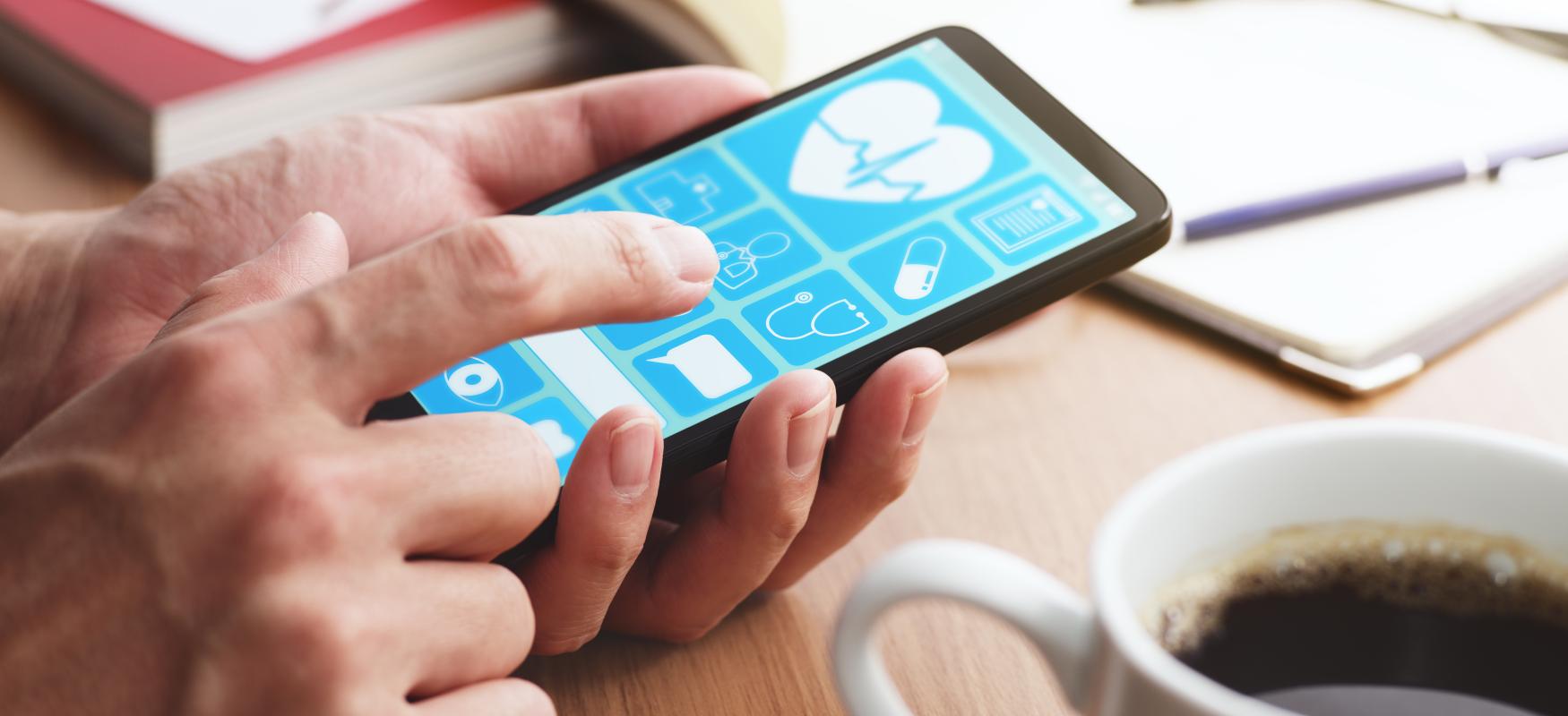 Helseapp på mobil