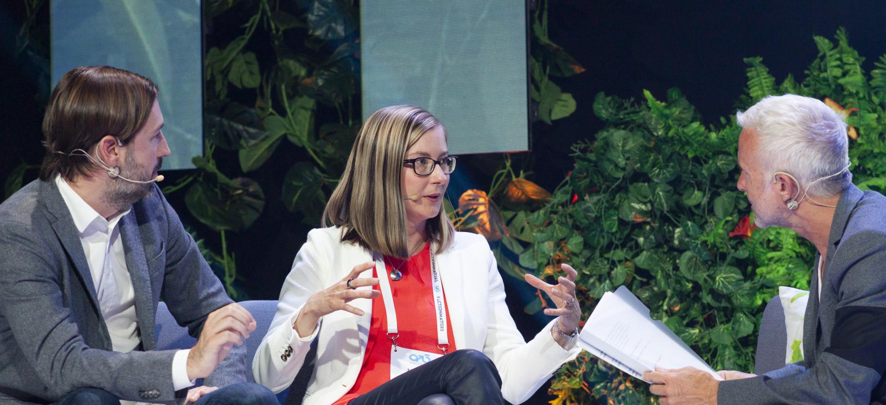 Arctic15 nordic scaleup summit 2019 interview on stage