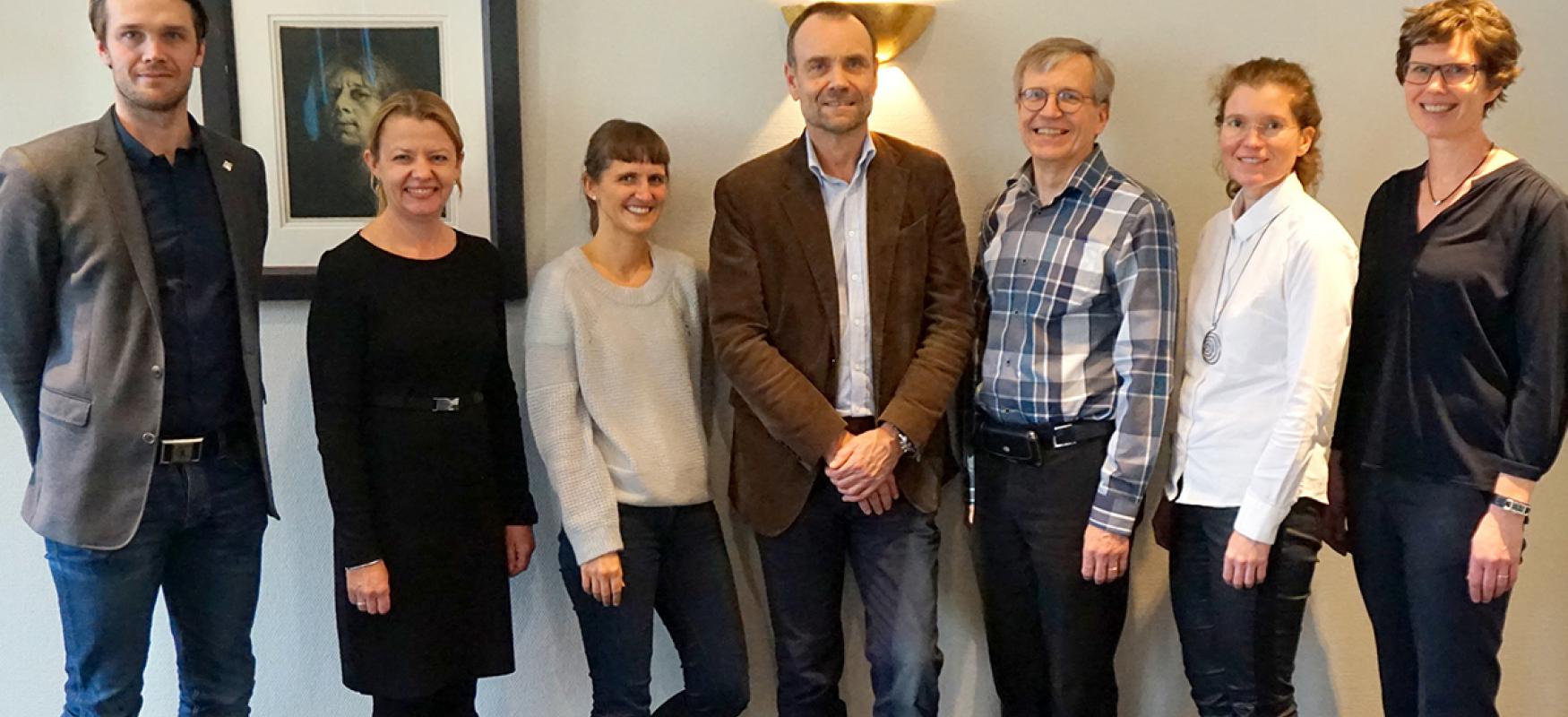 Photo of the members of the project team.