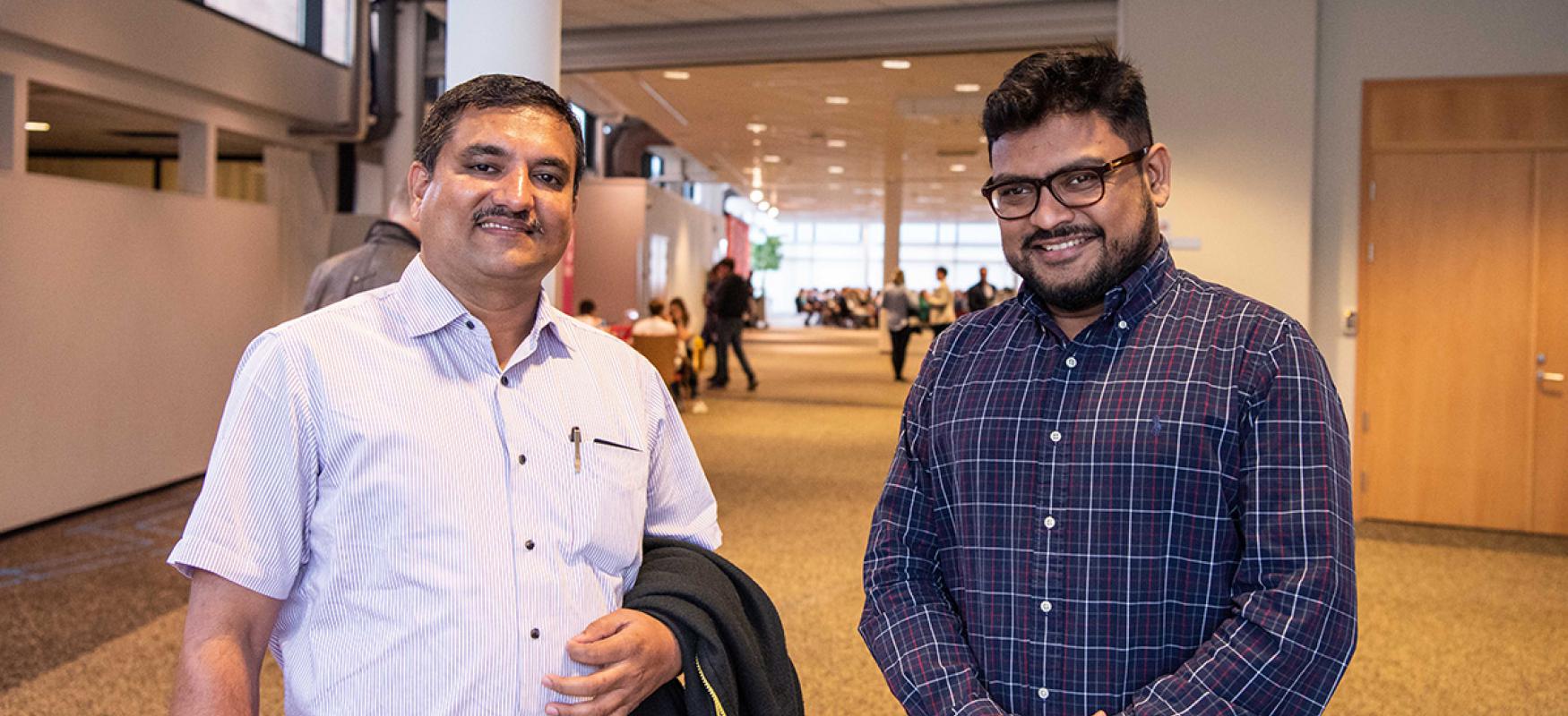 Mr. Sidharth Kuncalienker and Mr. Swayandipta Pal Chaudhuri from Imagine Panaji Smart City Development Ltd at Nordic Edge.