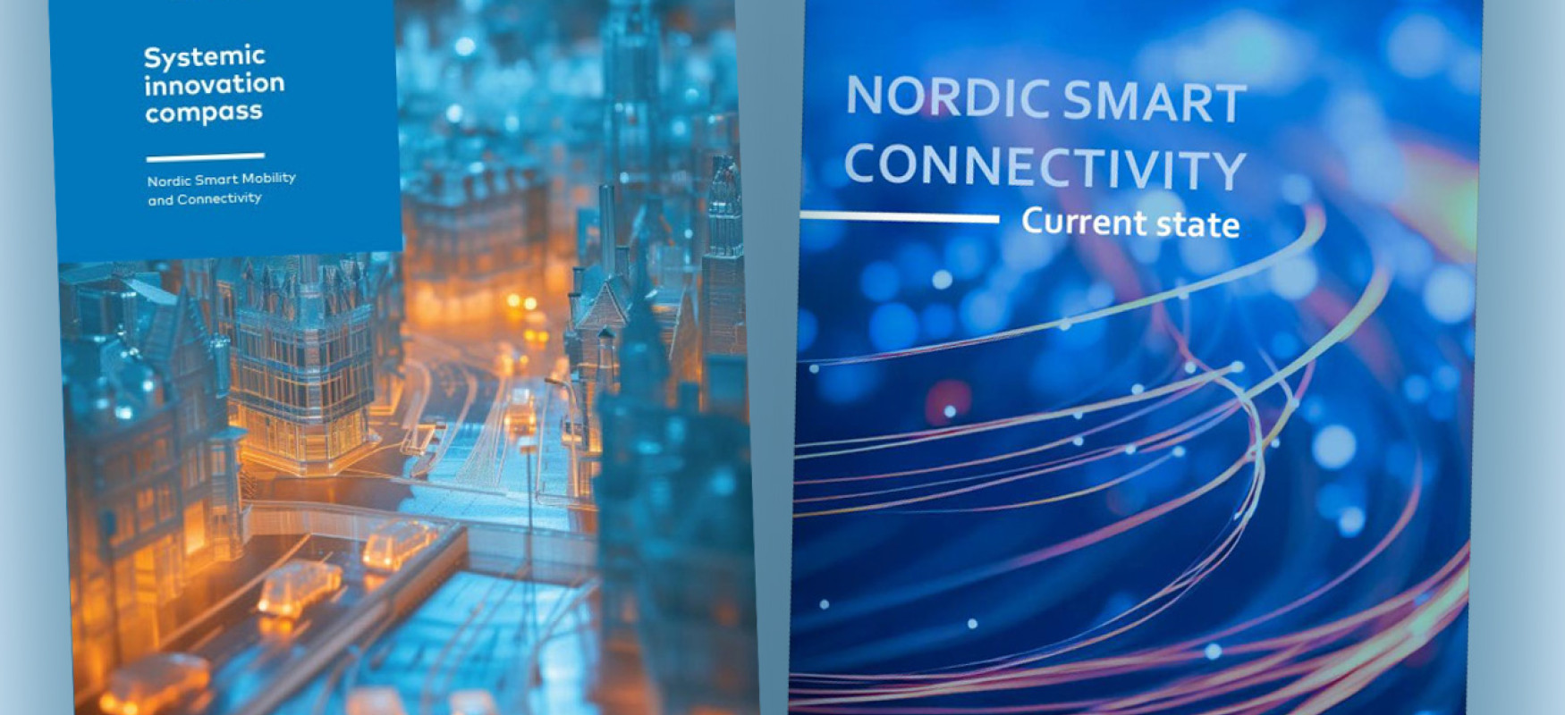 Collage of frontpages of two mobility reports