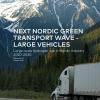 Report front page featuring a photo of a semi-truck in a mountain landscape.