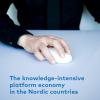 Front page The_knowledge-intensive platform economy in the Nordic countries 2019.