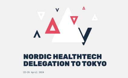 Nordic Healthtech Tokyo 2024 banner with their logo