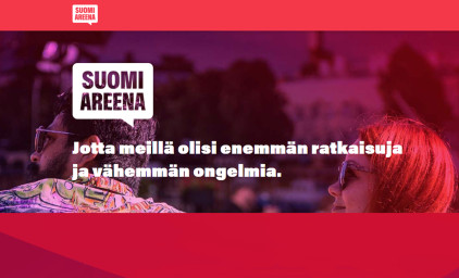 Suomi Arena faksimile from website