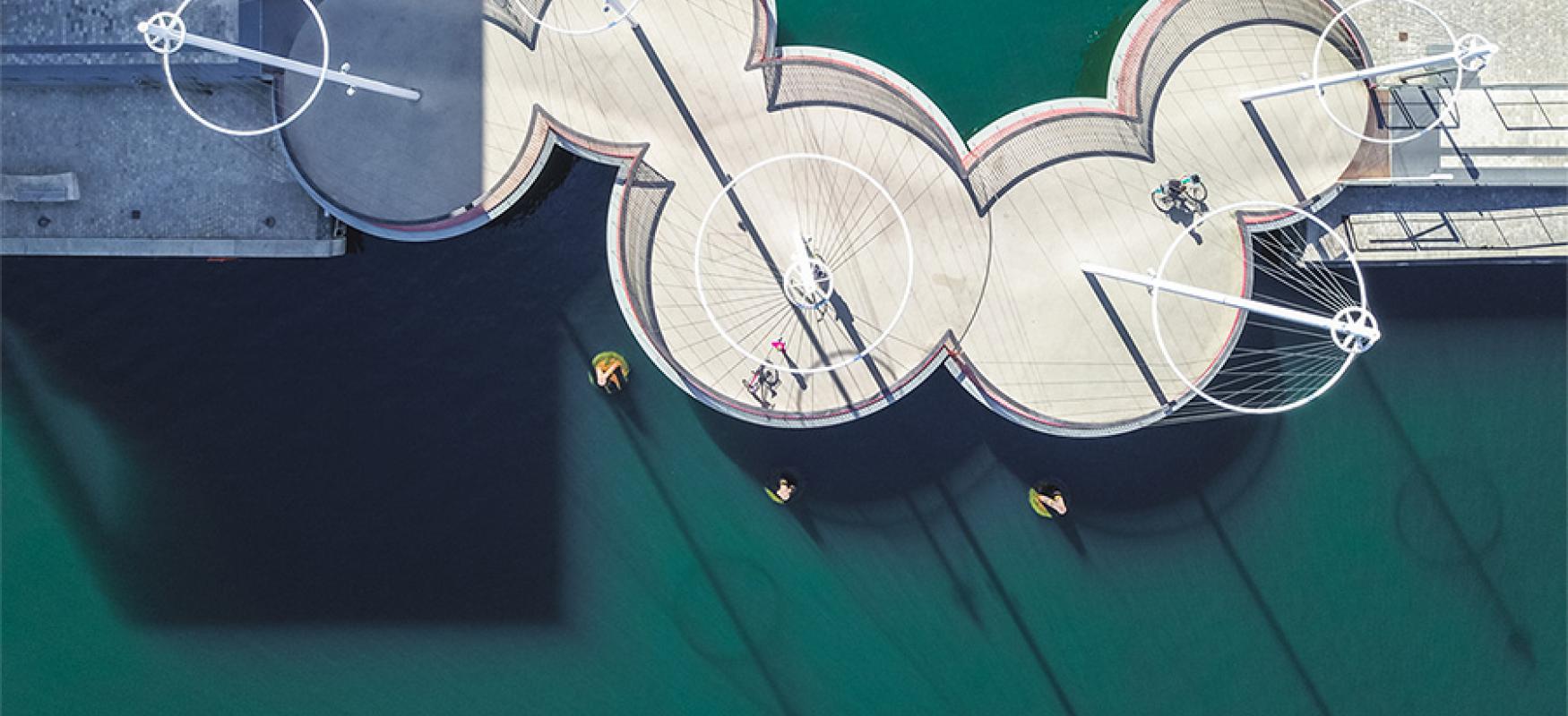 The circle bridge in Copenhagen 2019